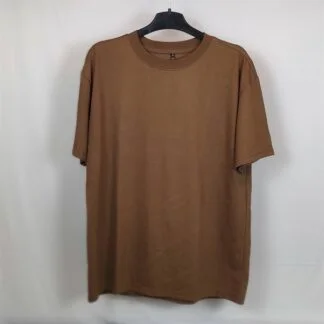 Áo thun Nâu Đất|Cổ tròn Form rộng 100% Cotton