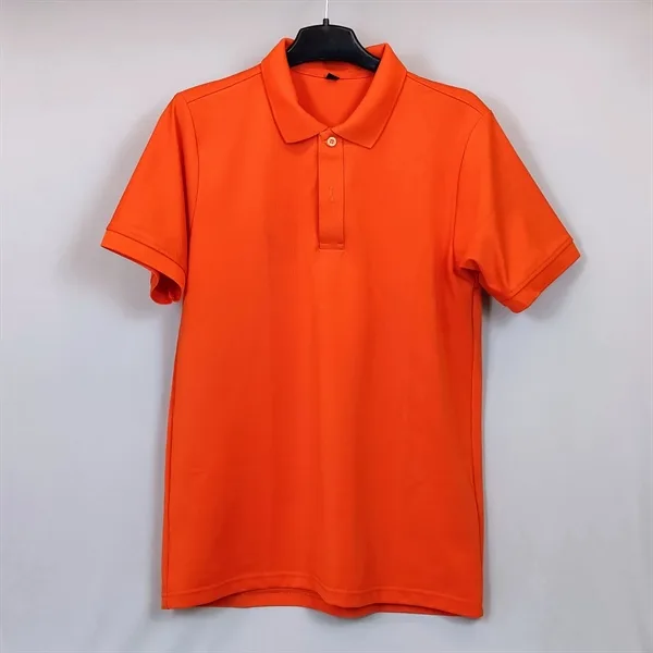 Áo thun cổ trụ bẻ Polo Cam Tươi | CS Poly - Cái