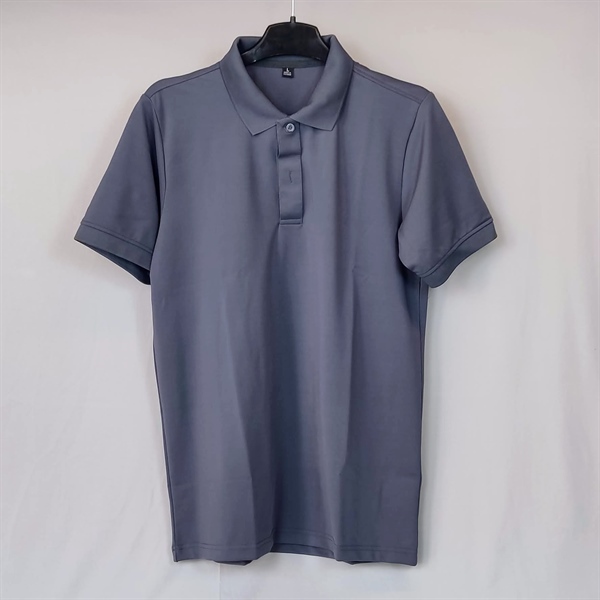 Áo thun cổ trụ bẻ Polo Xám Đậm | CS Poly - Cái
