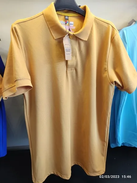 Áo thun cổ trụ bẻ Polo Vàng Bò | CS Poly - Cái