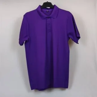 Áo thun cổ trụ bẻ Polo Tím Huế | CS Poly - Cái