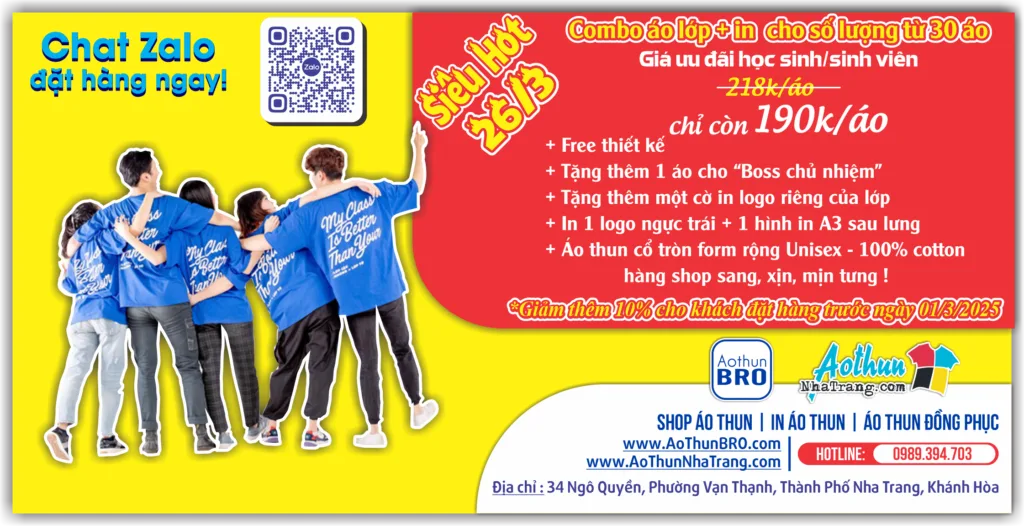 Combo áo lớp
